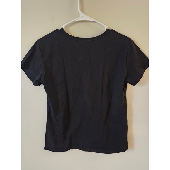 Shein 'Time Is Money' Graphic T-Shirt Junior's Size Small Black - Picture 3 of 4